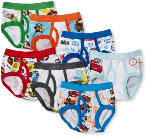 Handcraft Boys 2-7 Toddler Disney Cars 7 Pack Brief