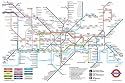 1art1 36646 Weltkarten - London Underground Karte Poster (91 x 61 cm)