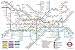Weltkarten - London Underground Karte Poster (91 x 61cm)