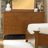 Abbott Place Nine Drawer Dresser in Clear Natural Cherry