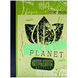 Canefields Eco Series Sugarcane Paper Artisan Notebook, 8.27 x 11.69 Inches, 192 Ruled Pages, Green Design Planet Cover (CNF68957)