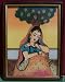 Lady sitting under tree and playing shenahai, Art Craft & Handicraft
