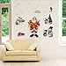 Vktech® Removable Merry Christmas Santa Claus Home Decor Art Vinyl Wall Sticker
