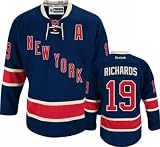 New York Rangers NHL Jerseys Brad Richards #19 Third Jersey Size 50 / 2012 Stanley Cup Playoffs