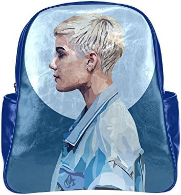 Seallm Unisex Halsey Electropop Singer Art Blue Multi Pocket Backpack