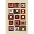 Blocked Contempo Rug Collection - Cream