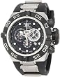 Invicta Mens 6564 Subaqua Noma Iv Chronograph Black Dial Black Polyurethane Watch from Invicta