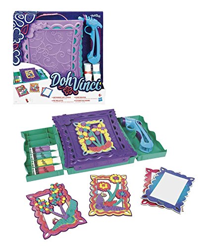 Play doh dohvinci anywhere art studio easel and storage case set