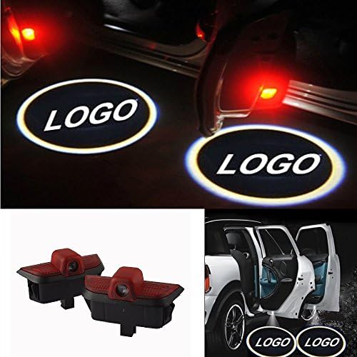 Ruicer US Stock LED Car Door Shadow Projection Lamp Welcome Light Laser Emblem Logo Lamps for Benz C 2pcs