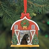 Holiday Photo Frame Barn Style Ornament - 3rd in Series