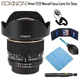Rokinon 14mm F2.8 Manual Focus Lens for Sony Alpha Bundle