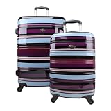 Produkt-Bild: Swiss Case 2-teiliges Hartschalen 4-Rad Kofferset Lila