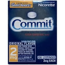 Commit Lozenges, 2 mg, 108-Count Box (Original Flavor)
