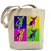 Mod Pop Art Chihuahua Dog Heavyweight Canvas Tote Bag
