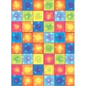 Disco Boogie Squares Room Roll