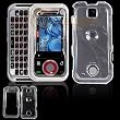 Crystal Clear Transparent Snap-On Cover Hard Case Cell Phone Protector for Motorola A455 Rival