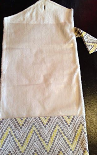 Yellow Button Baby Changing Pad Clutch