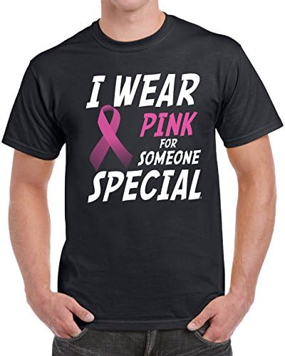 I Wear Pink For Someone Special Breast Cancer Awareness Men's T-Shirt
