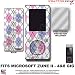 Zune 2 Skin Argyle Blue and Pink WraptorSkinz TM Kit fits Zune 2 (4&8gig player) by TuneTattooz TM
