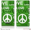 Zune HD Skin - Love and Peace Green by WraptorSkinz
