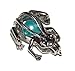 Frog Bead Cage - Old School Geekery Brand Jewelry Making Supplies - Hollow Silver Plated Bead Cage Pendant - Create your own Pearls, Stones, Rocks, Perfume and Essential Oil Scent Diffusing Necklace