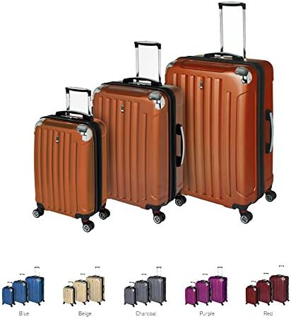 Heys USA Travel Concepts Ridge Hardside 8WD Spinner 3-Piece Luggage Set