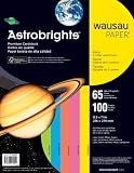 Wausau Astrobrights  Cardstock, 8.5 X 11 Inches, 100 Count (20901)