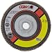CGW 42334 Premium Z3 Right Angle Grinder Abrasive Flap Disc, Type 29, Zirconia, 4-1/2" Diameter, 60 Grit, 5/8"-11 Arbor, Regular Thickness  (Pack of 1)
