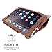 Snugg iPad Mini 5 (2019) & iPad Mini 4 (2015) Leather Case, Flip Stand Cover - Distressed Brown