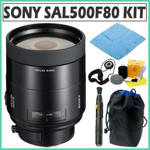 Sony SAL-500F80 500mm f/8 Reflex Super Telephoto Lens for Sony Alpha Digital SLR Camera