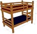 Bunk Bed Plans, Rustic Twin