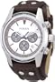 Fossil Herren-Armbanduhr Sport Chronograph Leder braun CH2565