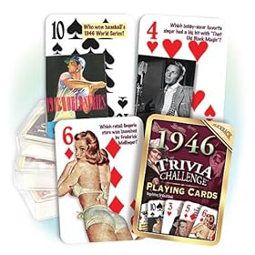  Flickback 1946 Trivia Playing Cards