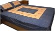 Bedsheets Pillow Cases Cotton Fabric Embroidery Patchwork India (bshtp118)