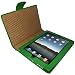 Piel Frama Premium Leather Case with SNAP Closure for the Apple iPad (1st Generation) (Green)