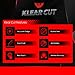 BLU Studio X Screen Protector [6-Pack], Klear Cut High Definition Clear Screen Protector for BLU Studio X PET Film Anti-Bubble Shield