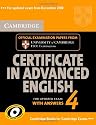 Cambridge Certificate in Advanced English 4 With Answers: Official Examination Papers from University of Cambridge ESOL Examinations