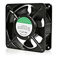 StarTech.com 12 cm AC Fan Kit for Server Rack Cabinet Computer Case ACFANKIT12 (Black)