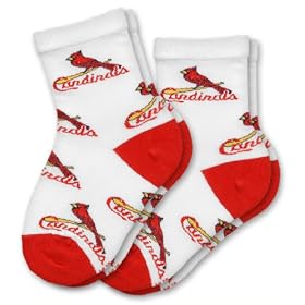Click here to buy MLB St. Louis Cardinals Kid's Infant Socks (2 Pack).