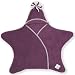 Tuppence and Crumble Baby Fleece Star Wrap Heather 0 - 6 mths