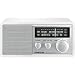Sangean WR-11 G Uhren Radio (MW/-UKW Tuner, LED, Stereo Kopfh�reranschluss) weiss