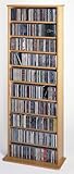 IMAGE OF 500 Veneer CD Rack - Multimedia Storage (Oak) (63 3/4
