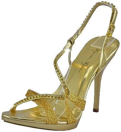 Marichi Mani Celine-41 Gold Women Dress Sandals, 9 M US