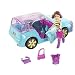 Polly Pocket Quik Clik Car Cool Cruiser Lila