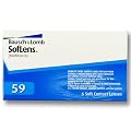 Bausch & Lomb Soflens 59 Monatslinsen weich, 6 St�ck / Kr�mmung BC 8.6 mm / -4,00 Dioptrien