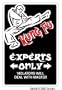 KUNG FU ~Sign~ parking martial arts black belt gift