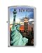 Zippo "Statue of Liberty-New York Skyline" High Polish Chrome Lighter, 0721
