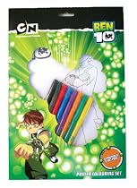Ben 10 Poster Colouring Set