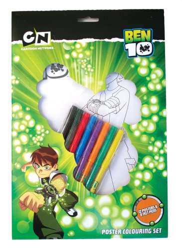 Childrens Toyshop  Toys : Ben 10 Poster Colouring Set