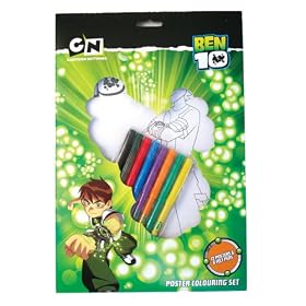 Ben 10 Poster Colouring Set